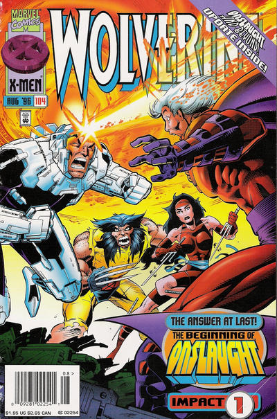 Cover for Wolverine (Marvel, 1988 series) #104 [Newsstand]