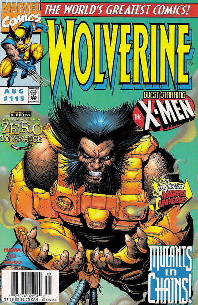 Cover for Wolverine (Marvel, 1988 series) #115 [Newsstand]