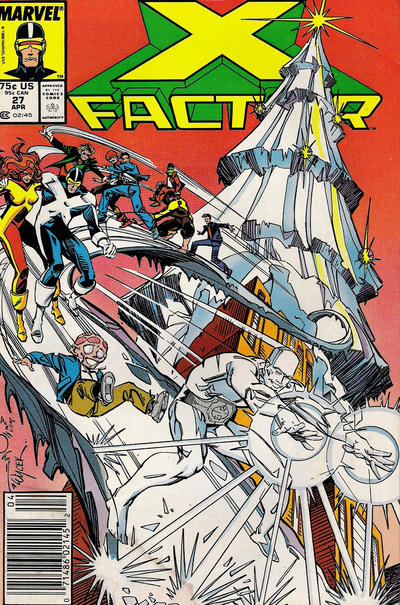 Cover for X-Factor (Marvel, 1986 series) #27 [Newsstand]