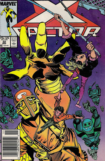 Cover for X-Factor (Marvel, 1986 series) #22 [Newsstand]
