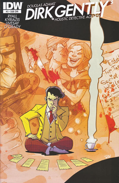 Cover for Dirk Gently's Holistic Detective Agency (IDW, 2015 series) #3 [Subscription Cover]