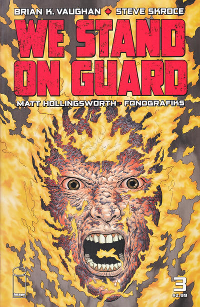Cover for We Stand on Guard (Image, 2015 series) #3