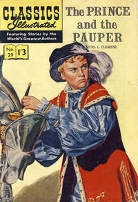 Cover Thumbnail for Classics Illustrated (Thorpe & Porter, 1951 series) #29 - The Prince and the Pauper [HRN 129]