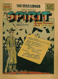Cover Thumbnail for The Spirit (Register and Tribune Syndicate, 1940 series) #5/10/1942 [Newark [New Jersey] Star Ledger edition]
