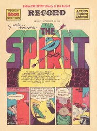 Cover Thumbnail for The Spirit (Register and Tribune Syndicate, 1940 series) #9/13/1942 [Philadelphia Record edition]