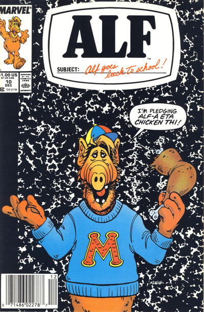 Cover for ALF (Marvel, 1988 series) #10 [Newsstand]