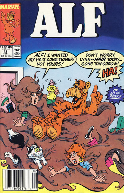 Cover for ALF (Marvel, 1988 series) #12 [Newsstand]