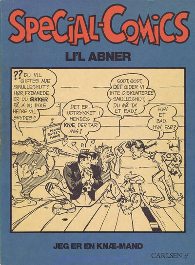 Cover for Special-Comics (Carlsen, 1974 series) #1 - Li'l Abner - Jeg er en knæ-mand