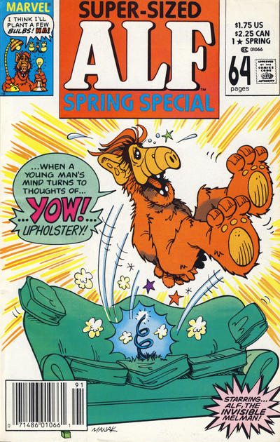 Cover for ALF Spring Special (Marvel, 1989 series) #1 [Newsstand]