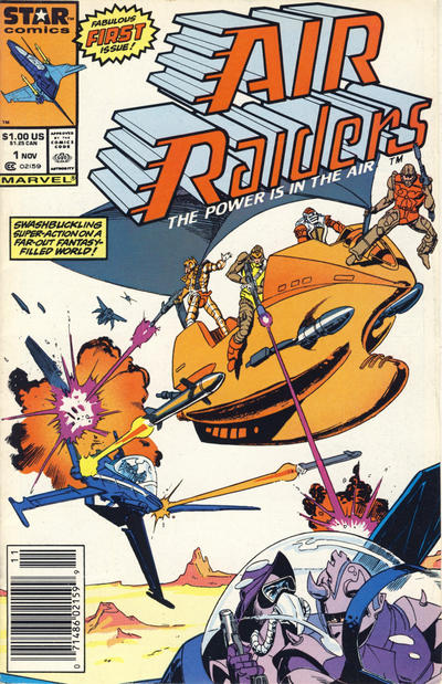 Cover for Air Raiders (Marvel, 1987 series) #1 [Newsstand]