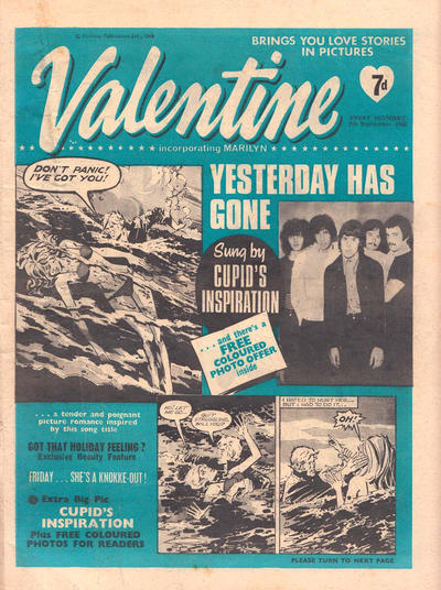Cover for Valentine (IPC, 1957 series) #7 September 1968