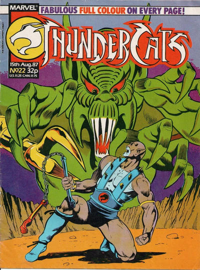Cover for ThunderCats (Marvel UK, 1987 series) #22