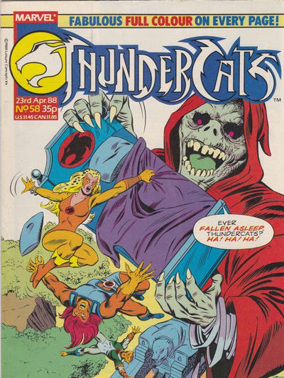 Cover for ThunderCats (Marvel UK, 1987 series) #58