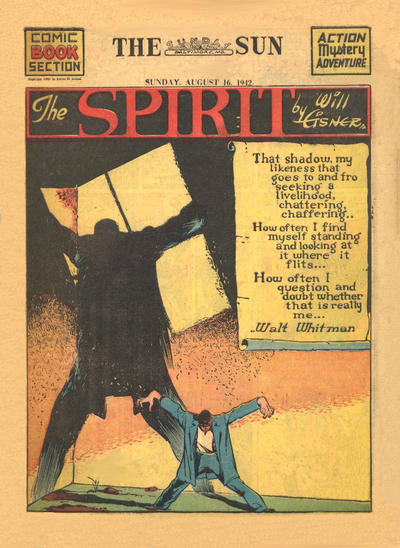 Cover for The Spirit (Register and Tribune Syndicate, 1940 series) #8/16/1942 [Baltimore Sun edition]