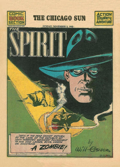 Cover for The Spirit (Register and Tribune Syndicate, 1940 series) #11/8/1942 [Chicago Sun edition]