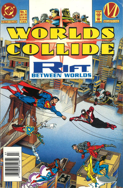 Cover for Worlds Collide (DC, 1994 series) #1 [Newsstand]