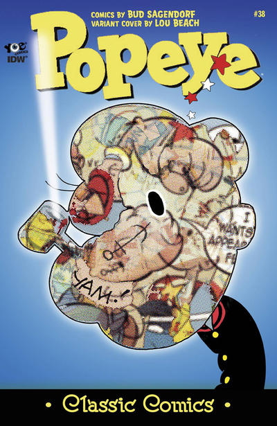 Cover for Classic Popeye (IDW, 2012 series) #38 [Lou Beach Cover]
