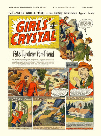 Cover for Girls' Crystal (Amalgamated Press, 1953 series) #1206
