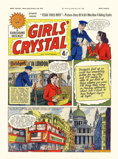 Cover for Girls' Crystal (Amalgamated Press, 1953 series) #1250