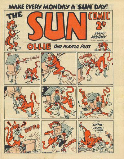Cover for Sun Comic (Amalgamated Press, 1949 series) #156