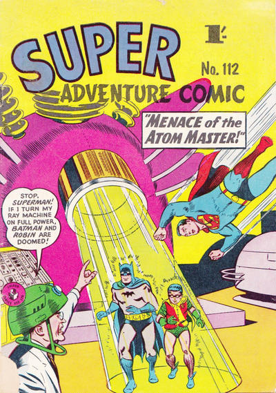 Cover for Super Adventure Comic (K. G. Murray, 1950 series) #112 [Different Price]