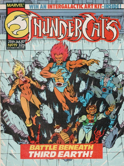 Cover for ThunderCats (Marvel UK, 1987 series) #19