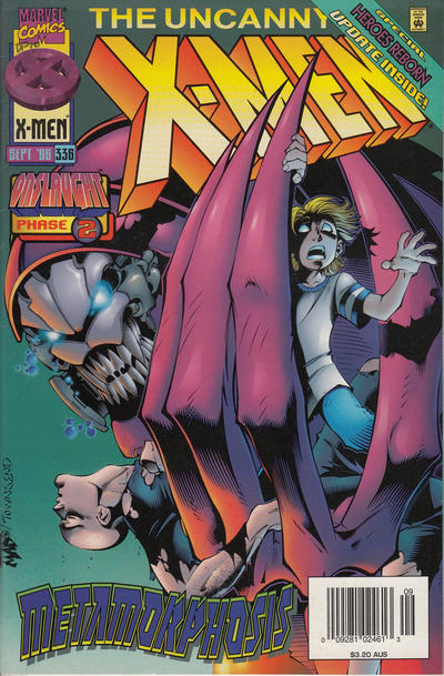 Cover for The Uncanny X-Men (Marvel, 1981 series) #336 [Australian]