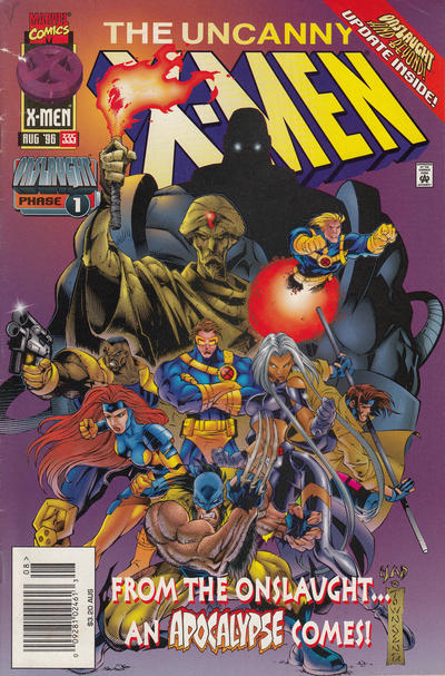 Cover for The Uncanny X-Men (Marvel, 1981 series) #335 [Australian]