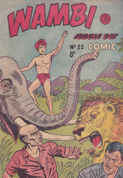 Cover for Wambi Jungle Boy (H. John Edwards, 1950 ? series) #22