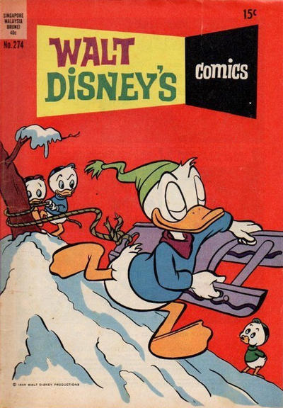 Cover for Walt Disney's Comics (W. G. Publications; Wogan Publications, 1946 series) #274