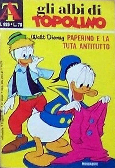 Cover for Albi di Topolino (Mondadori, 1967 series) #926