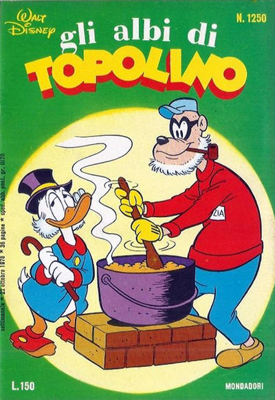 Cover for Albi di Topolino (Mondadori, 1967 series) #1250