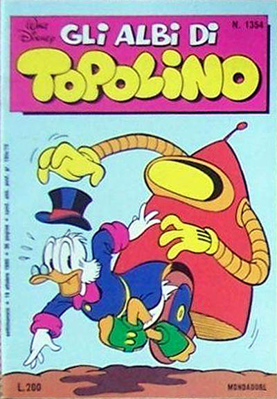 Cover for Albi di Topolino (Mondadori, 1967 series) #1354