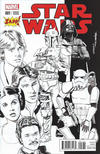 Cover Thumbnail for Star Wars (2015 series) #1 [Zapp Comics Exclusive Mike Mayhew Black and White Variant]