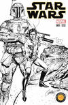 Cover Thumbnail for Star Wars (2015 series) #1 [The Cargo Hold Exclusive J. Scott Campbell Black and White Variant]