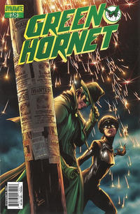 Cover Thumbnail for Green Hornet (Dynamite Entertainment, 2010 series) #18 [Jonathan Lau Variant]