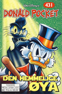 Cover Thumbnail for Donald Pocket (Hjemmet / Egmont, 1968 series) #431 - Den hemmelige øya