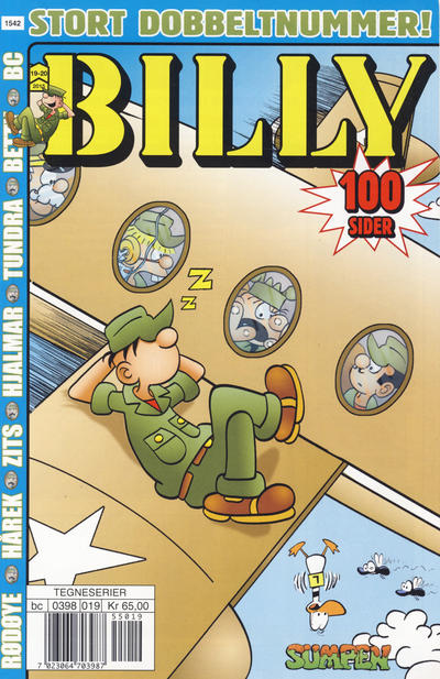 Cover for Billy (Hjemmet / Egmont, 1998 series) #19-20/2015