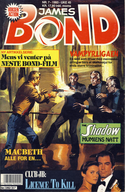 Cover for James Bond (Semic, 1979 series) #7/1993