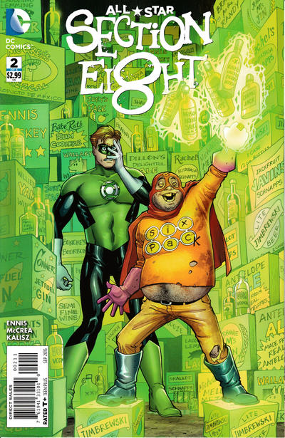 Cover for All-Star Section Eight (DC, 2015 series) #2