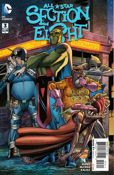 Cover for All-Star Section Eight (DC, 2015 series) #3