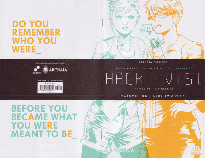 Cover for Hacktivist (Boom! Studios, 2015 series) #2