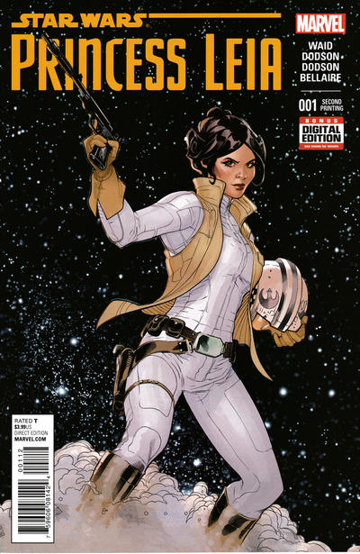 Cover for Princess Leia (Marvel, 2015 series) #1 [Second Printing Variant - Terry Dodson]
