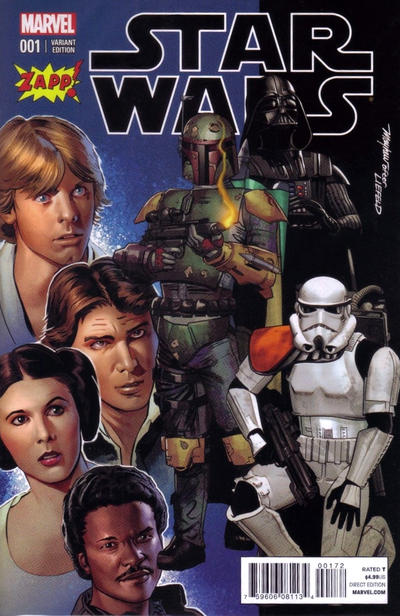 Cover for Star Wars (Marvel, 2015 series) #1 [Zapp Comics Exclusive Mike Mayhew Variant]