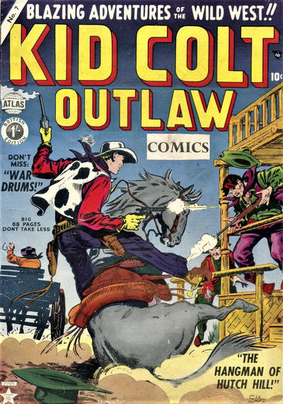 Cover for Kid Colt Outlaw (Thorpe & Porter, 1950 ? series) #7