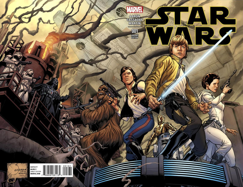 Cover for Star Wars (Marvel, 2015 series) #1 [Joe Quesada Wraparound Variant]