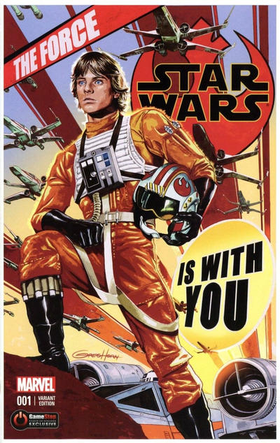 Cover for Star Wars (Marvel, 2015 series) #1 [Gamestop Exclusive Greg Horn Variant]