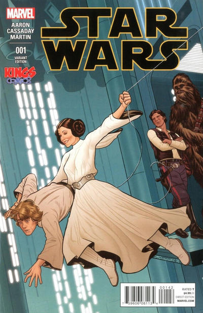 Cover for Star Wars (Marvel, 2015 series) #1 [Kings Comics Exclusive Joe Quinones Variant]