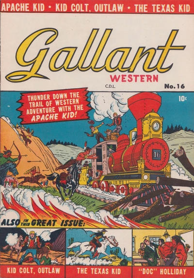 Cover for Gallant (Bell Features, 1951 ? series) #16