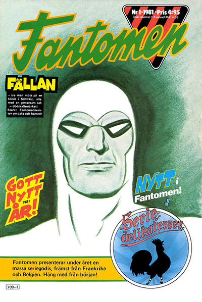 Cover for Fantomen (Semic, 1958 series) #1/1981